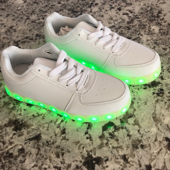 LED running shoes white - Picture 2 of 8